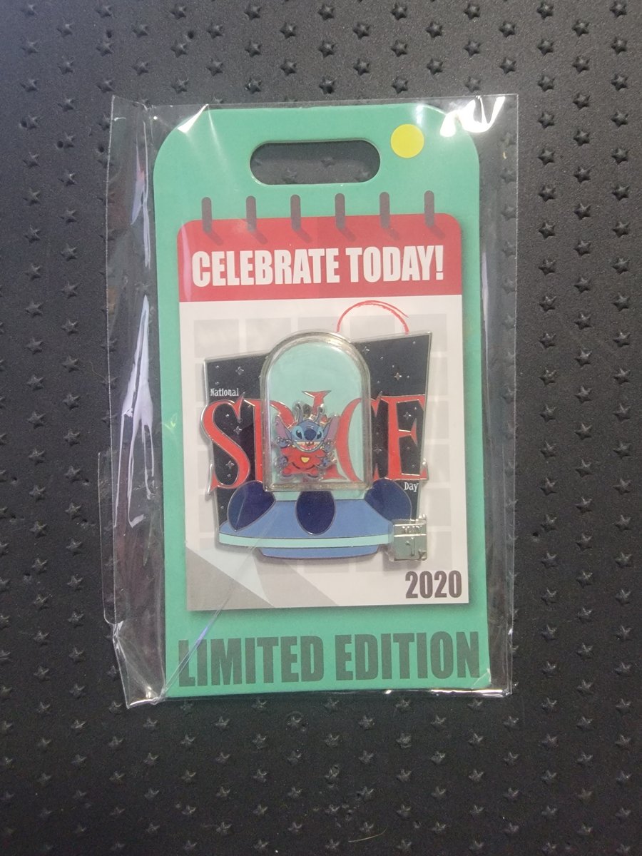 Disney Parks Celebrate Today National Space Day STITCH Pin LE
