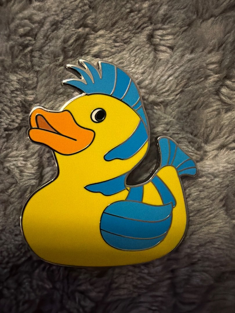 Disney Ducks of Disney Pin Flounder Little Mermaid Duck 2024 Mystery Pin (8)