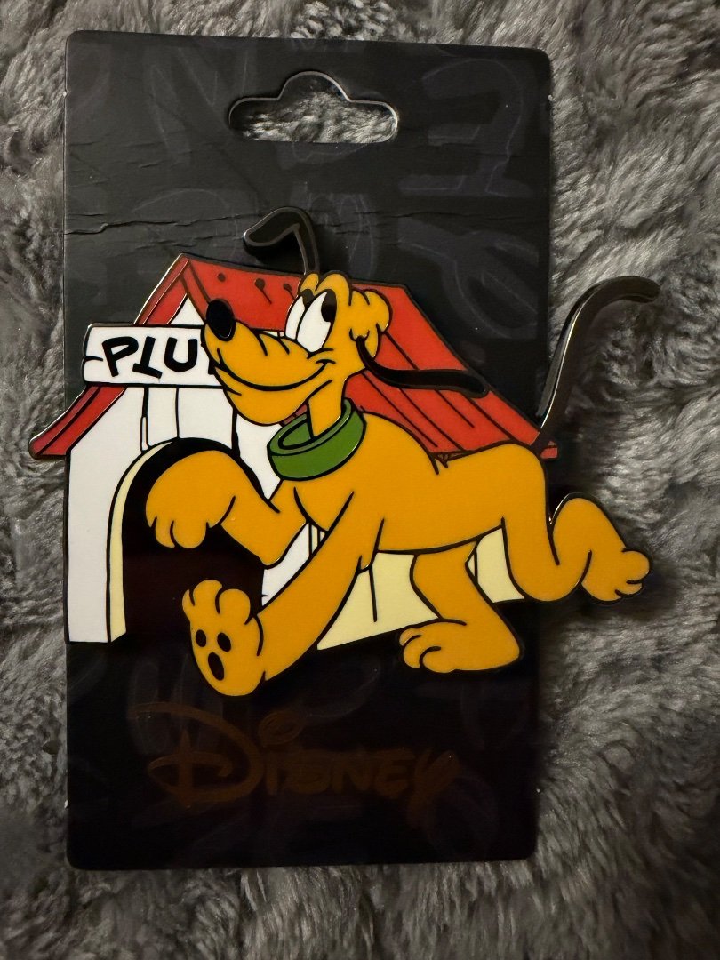 Disney Pluto Red Roof Doghouse Pin - Officially Licensed Single