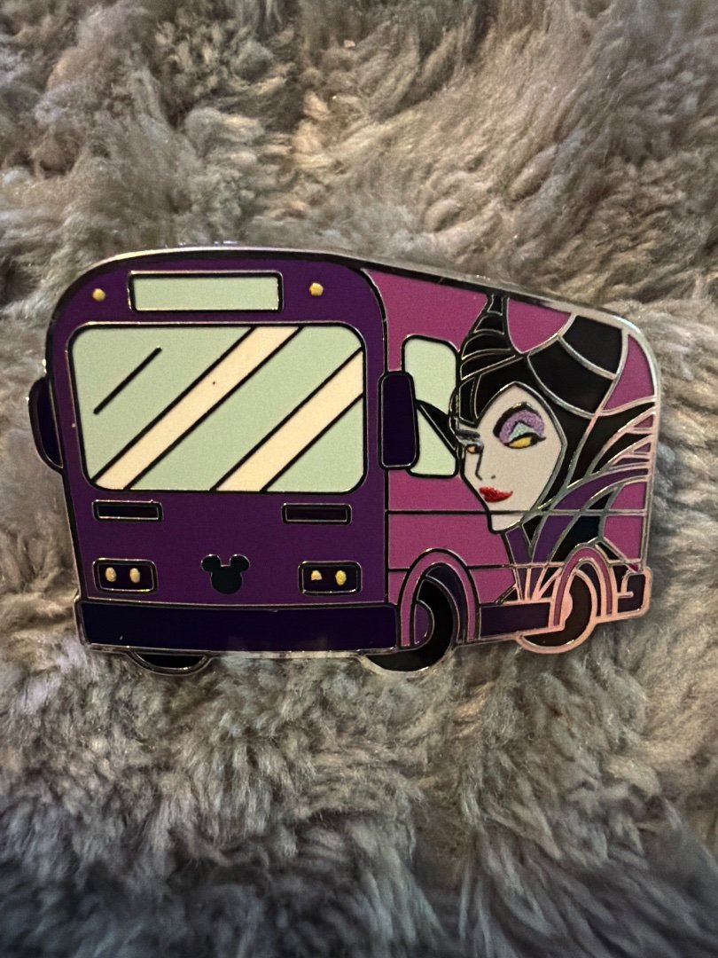 CHASER 2026 Wave A Maleficent Bus Hidden Mickey Disney Pin
