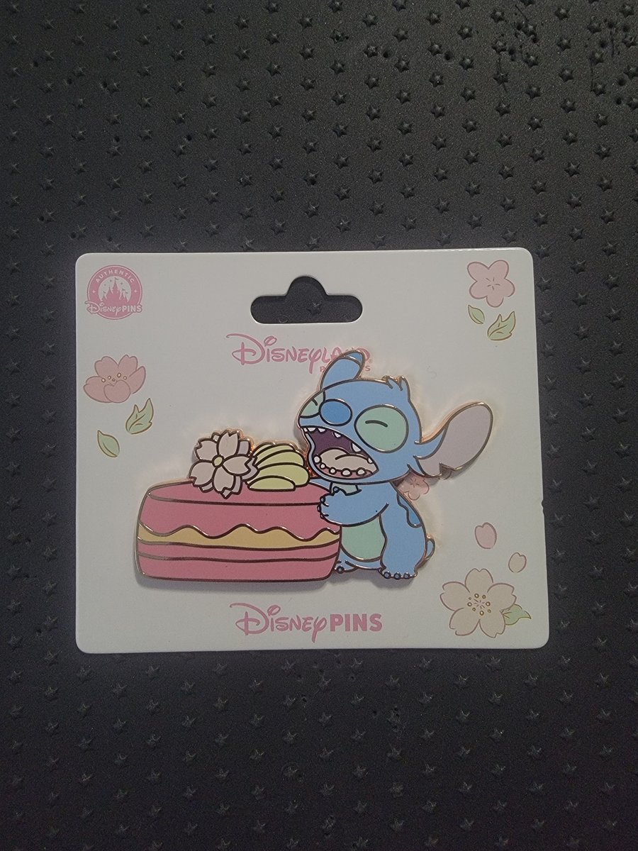 DLRP Stitch with Macaron Cherry Blossom Collection Disneyland Paris