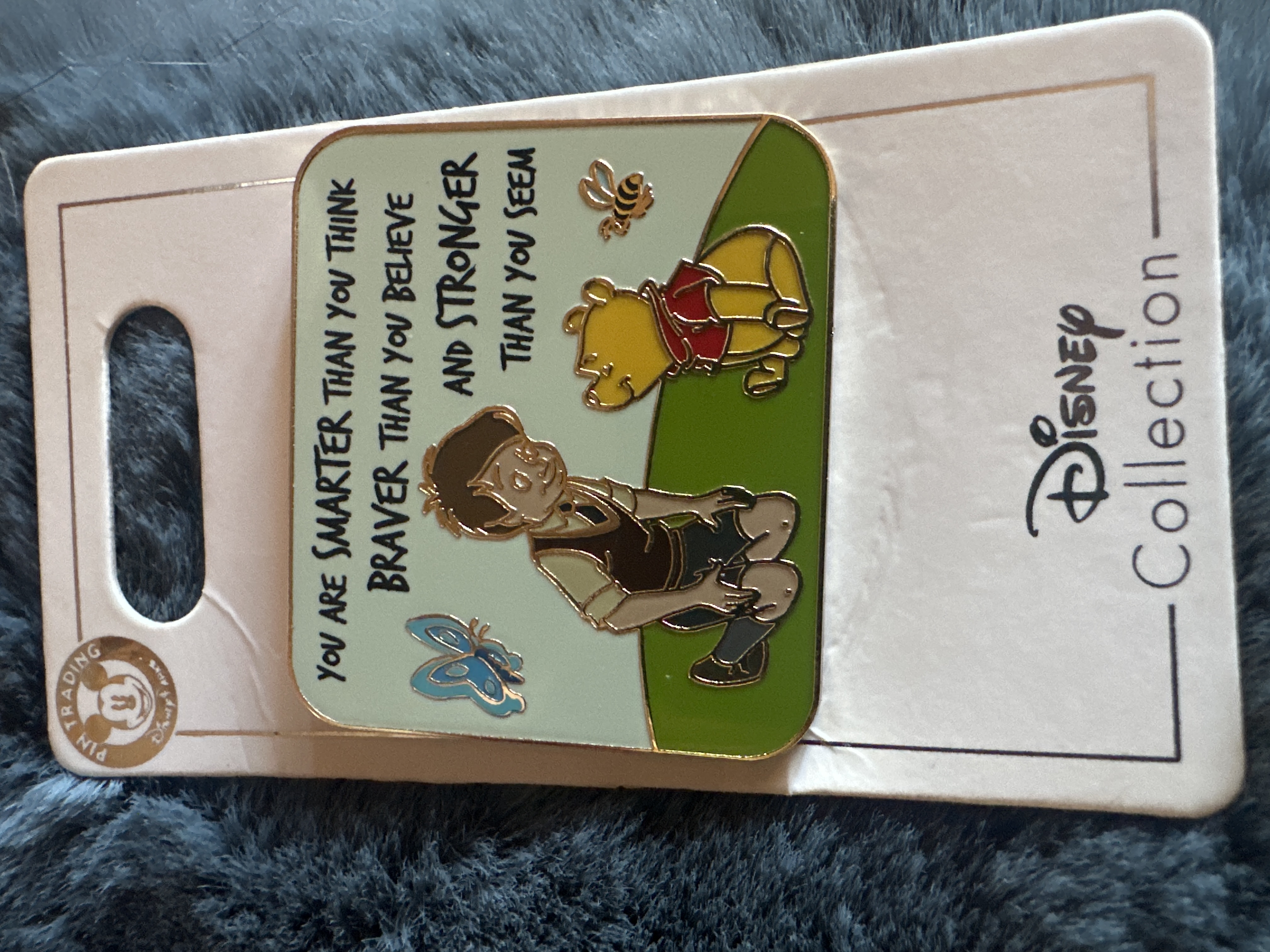 2021 Christopher Robin and Winnie the Pooh “Smarter, Braver, Stronger”
