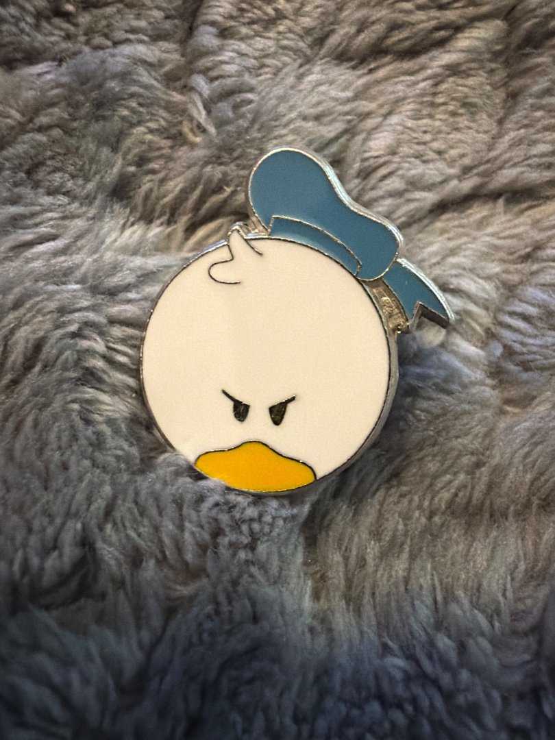 Disney Trading Pin, Donald Duck Face, Angry Face, 2015 6A1z