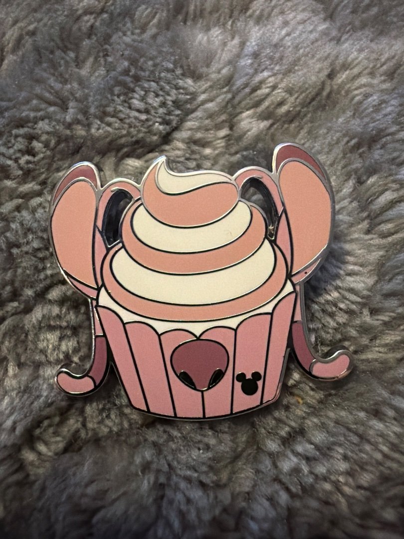 Hidden Mickey Angel Cupcake