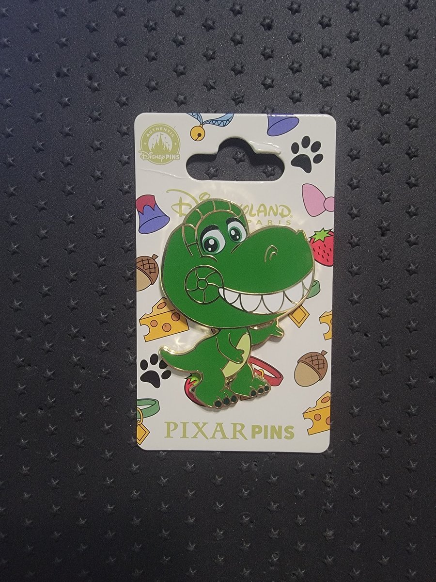 Disneyland Paris Pixar Rex Toy Story Pin Authentic